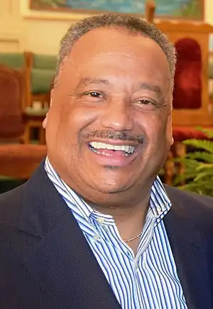 Luter and wife at Temple Chapel Baptist Church in Kentwood, Louisiana