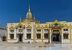 Building inside pagoda's complex