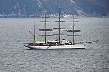 Sea Cloud in Portofino, Italy