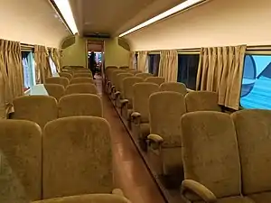 view of second car coach interior