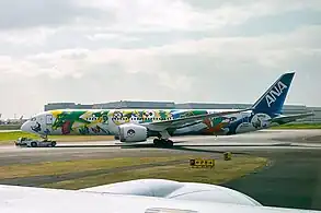 Boeing 787-9 in Pokémon Livery