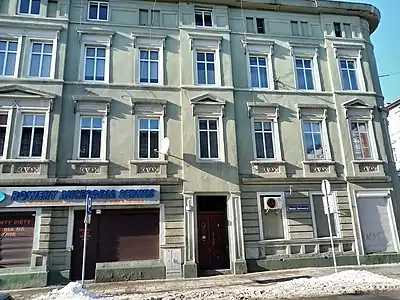 Detail of the elevation on Sienkiewicza street