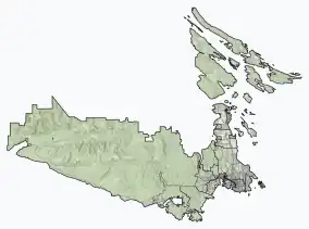 Langford, British Columbia is located in Capital Regional District