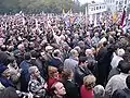 Demonstration for Rose Revolution in Freedom Square