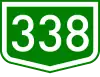 Main road 338 shield