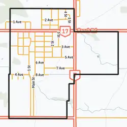 Town boundaries