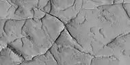 Close-up of ridge network, as seen by HiRISE under HiWish program This is an enlargement of a previous image.