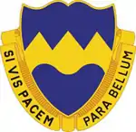 414th Infantry"Si Vis Pacem Para Bellum"(If You Wish Peace, Prepare For War)