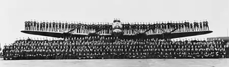 Image 25Members of No. 460 Squadron and the Lancaster bomber G for George in August 1943 (from Military history of Australia during World War II)