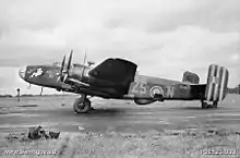 Image 81An Australian Halifax from No. 462 Squadron RAAF at RAF Foulsham in 1945. (from History of the Royal Australian Air Force)