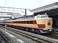 485 series set A1/2 repainted in JNR livery on an Aizu Liner service, June 2011