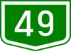 Main road 49 shield