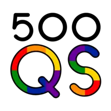 The logo of 500 Queer Scientists