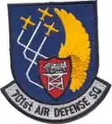 Patch showing the emblem of the 701st Air Defense Squadron patch.