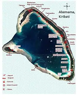 Map of Abemama