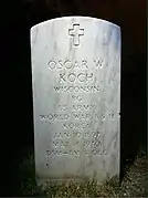 Gravestone of Oscar W. Koch at Arlington National Cemetery