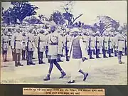 1962-A & N Police Presenting guard of Honor to HM Sh. Lal Bahadur Shastri,