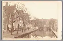 Palmgracht looking towards Brouwersgracht before 1895.