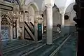 Interior with mihrab and minber