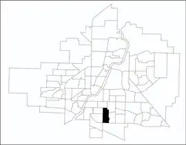 Adelaide/Churchill location map