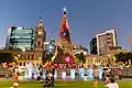 Fountain and Christmas tree, 2015