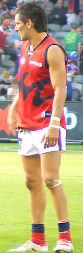 Adem Yze played 271 matches for Melbourne from 1995 to 2008