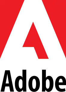 Logo of Adobe Inc. (née Adobe Systems) from 1993 to 2017