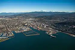 Aerial view of Bellingham