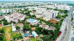 Aerial view of mid city