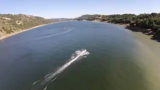 Coyote Lake in southern Morgan Hill