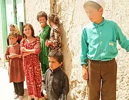 Tajik children in Khowahan district of Badakhshan