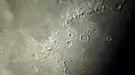 The Moon photographed using the Afocal technique, using 10 seconds of video stacked to create a final image.