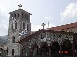 The church of Agios Dimitrios in the village