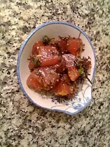 Ahi tuna limu (seaweed) ahi poke