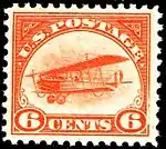 6¢ Curtiss Jenny