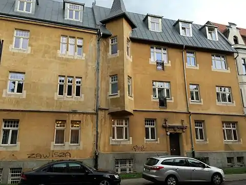 Facade on Kołłątaja street