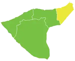 al-Malikiyah District in Syria