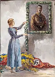 Painting of Hitler