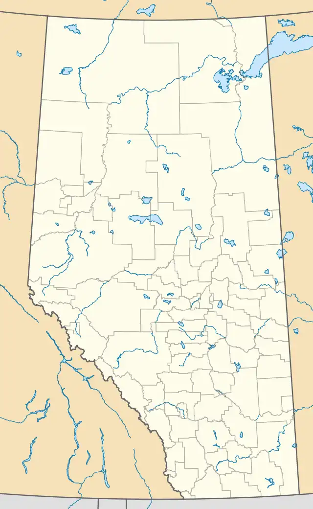 Bondiss is located in Alberta