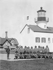 Hopi inmates and original light