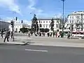 View on the Smolna street from Rondo de Gaulle'a and Nowy Świat Street