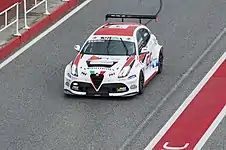 Alfa Giulietta TCR, driven by Max Mugelli at Misano 2019