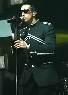 Pichardo performing with Mœnia.