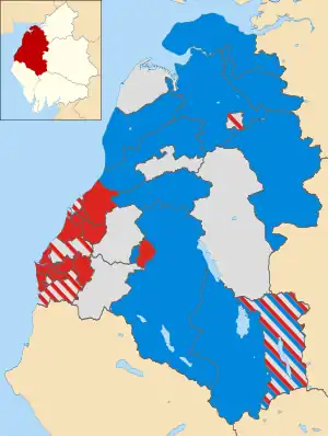 2011 results map