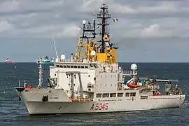 Research vessel Alliance operated by Marina Militare