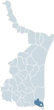 Location Altamira within Tamaulipas