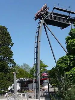 Oblivion at Alton Towers in Staffordshire, England