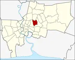 Khet location in Bangkok