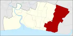 District location in Samut Prakan province