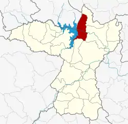 District location in Khon Kaen province